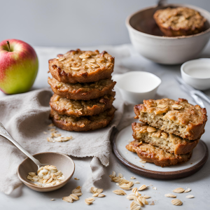 Biscuits pommes et avoine à cuire à la maison